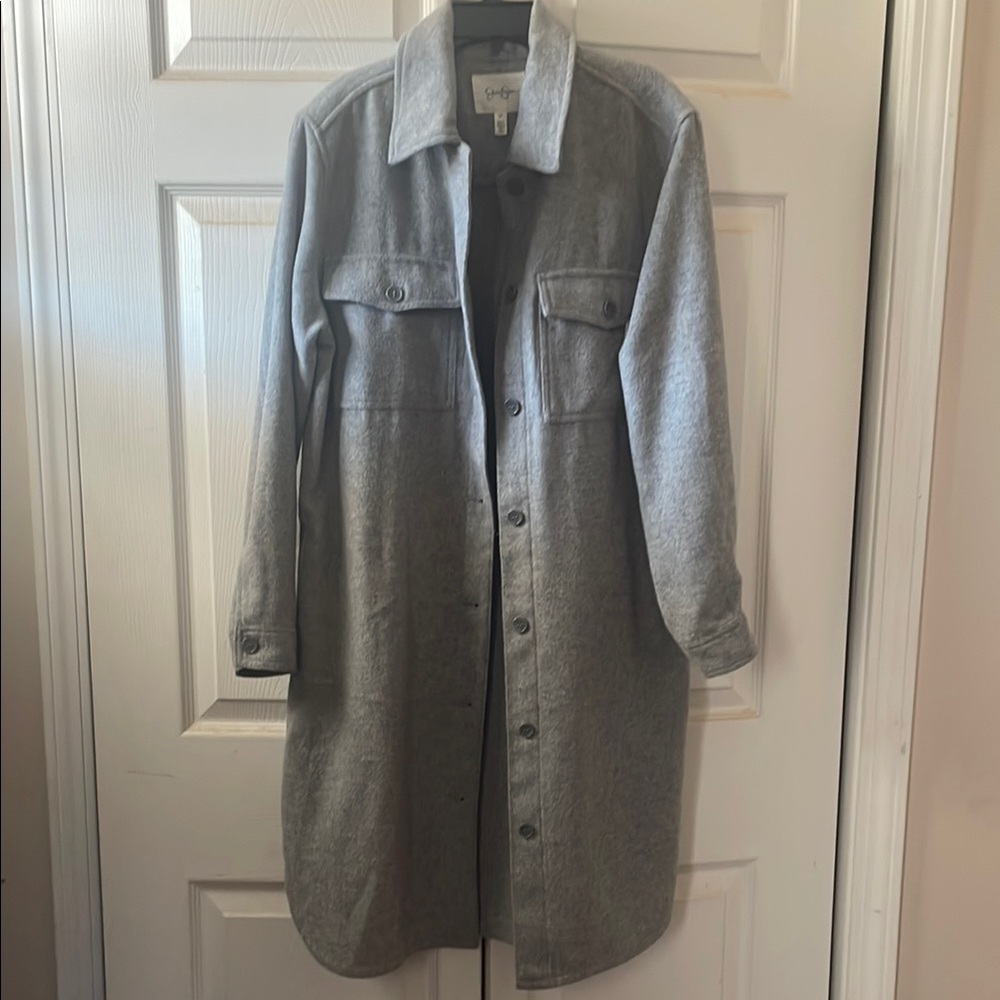 Goodthreads Charcoal Wool Blend Overcoat